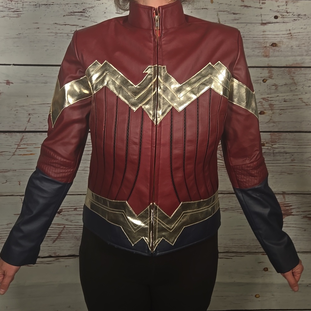 Wonder Woman Vegan Leather Jacket